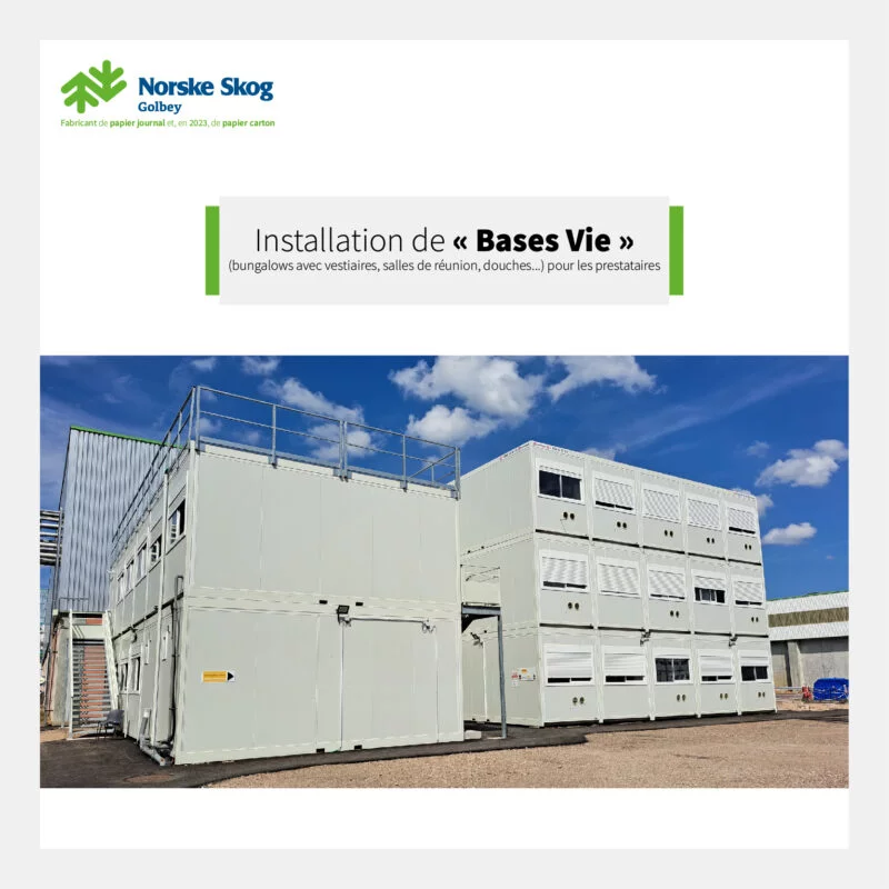 2022 09 Installation de bases vies a Norske Skog Golbey