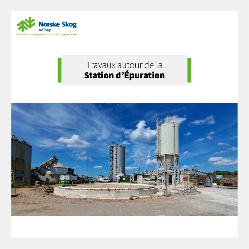 2022 09 Travaux autour de notre Station dEpuration 02 Norske Skog Golbey