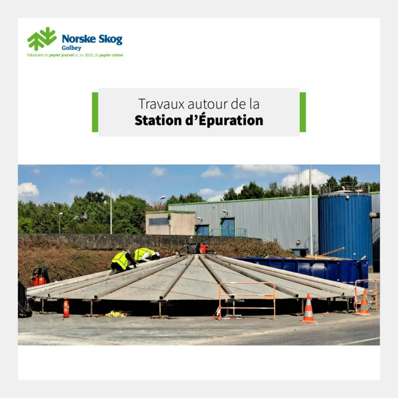 2022 09 Travaux autour de notre Station dEpuration 03 Norske Skog Golbey