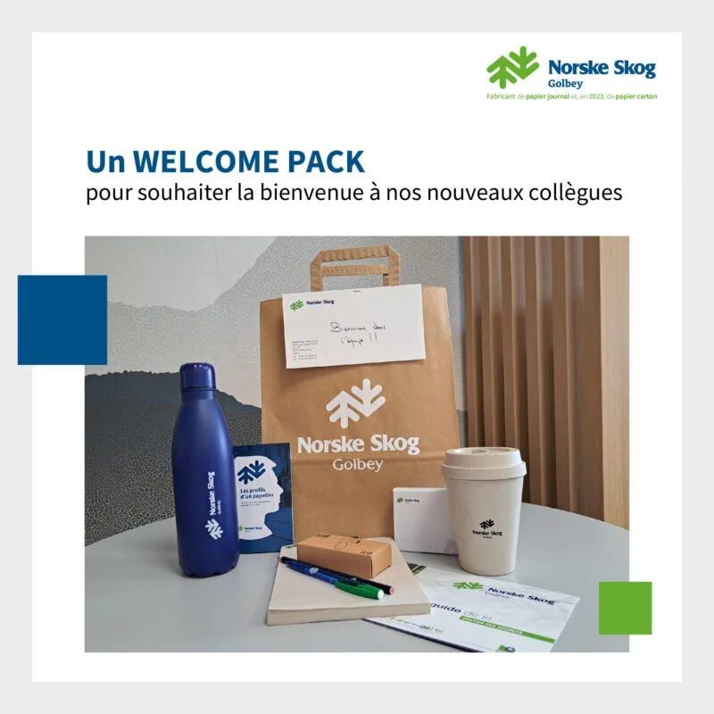 Le welcome Pack offert par Norske Skog Golbey a ses nouveaux embauches 1