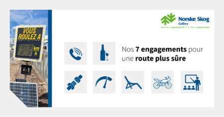 Les 7 engagements de Norske Skog Golbey pour une route plus sûre_Charte Sécurité Routière