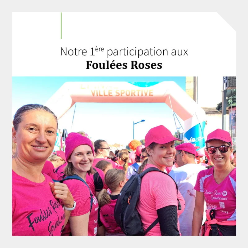 Norske Skog Golbey participe pour la 1ere fois aux Foulees Roses Spinaliennes