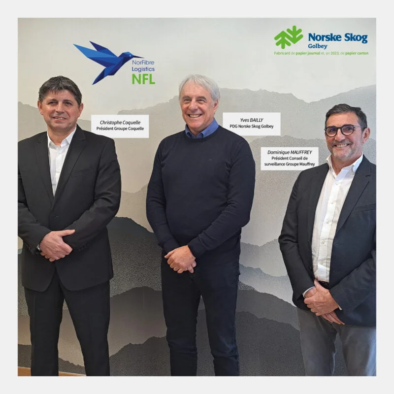 Norske Skog Golbey signe un contrat de 7 ans avec NorFibre Logistics pour gerer ses flux routiers