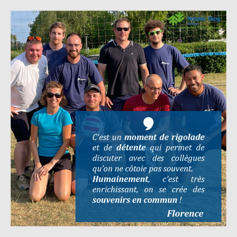 Pour Florence les rassemblements sportifs creent des souvenirs communs aux salaries de Norske Skog Golbey 02
