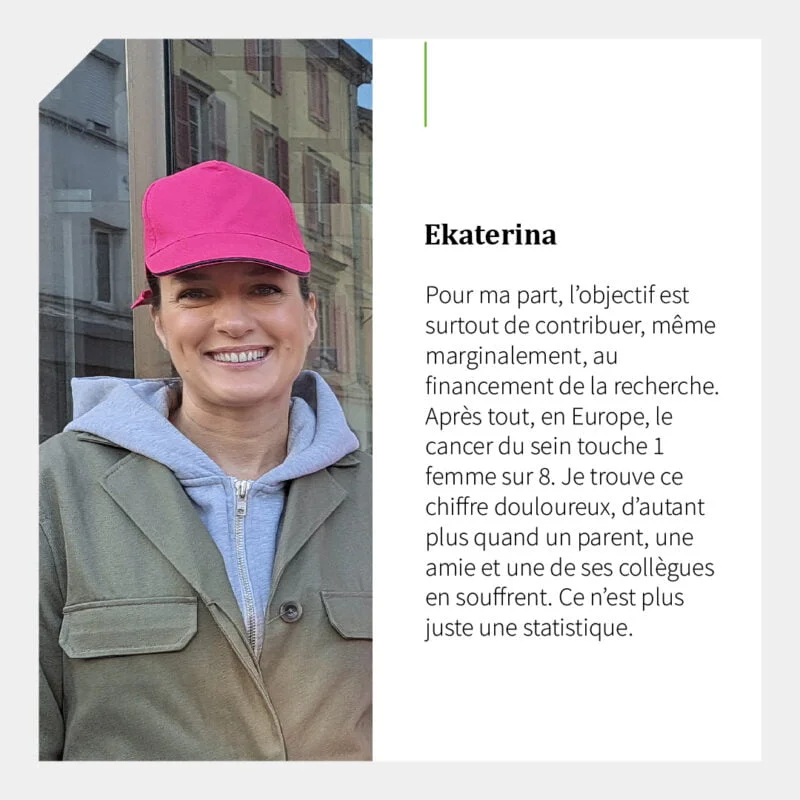 Pourquoi Ekaterina a participe aux Foulees Roses Spinaliennes sous la banniere Norske Skog Golbey 1