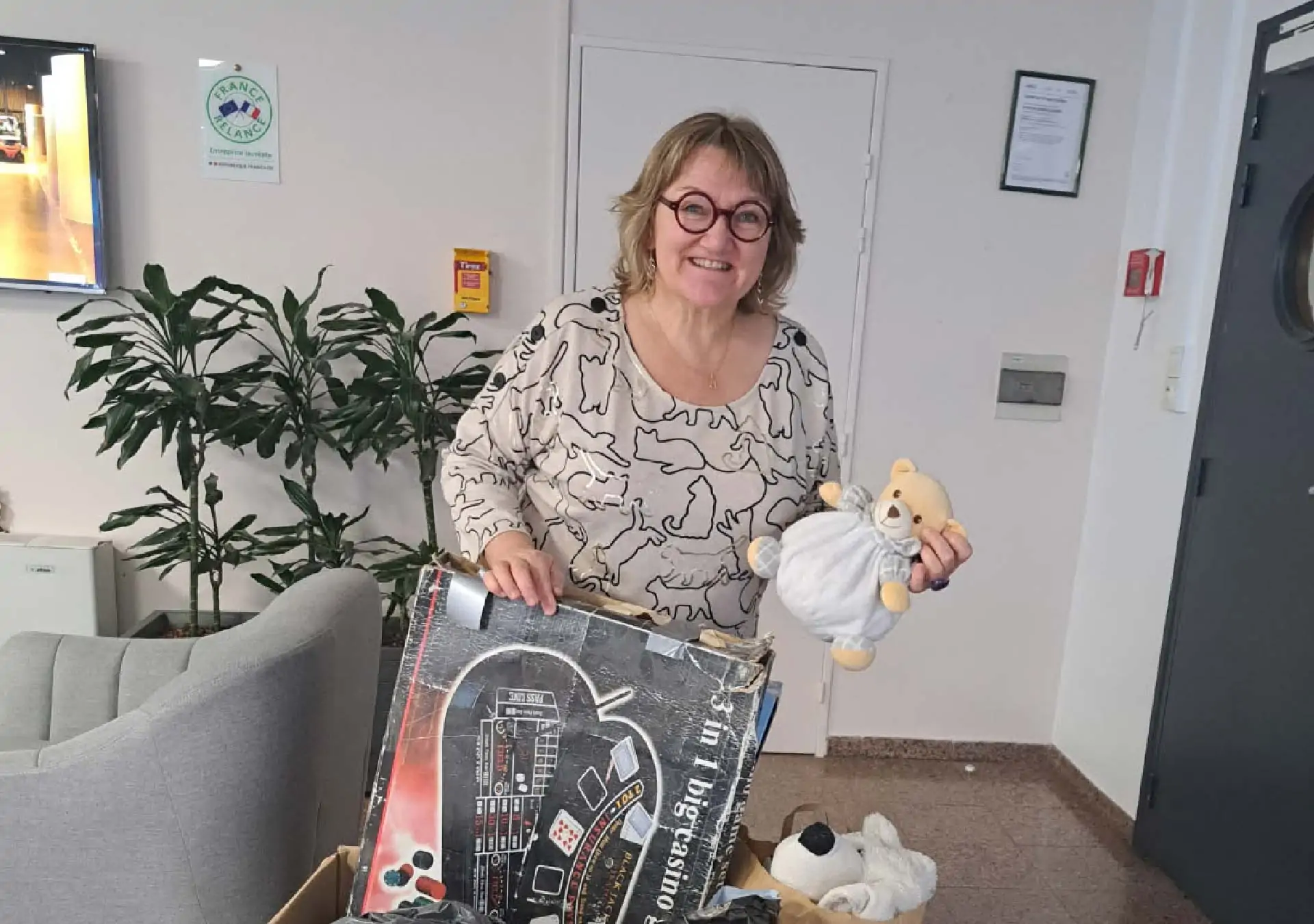 norske skog golbey actualites Claudine a initie ce corner solidaire a Norske Skog Golbey