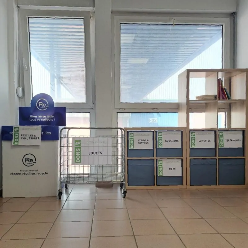 Le Coin Solidaire de Norske Skog golbey remplace lArmoire a Dons