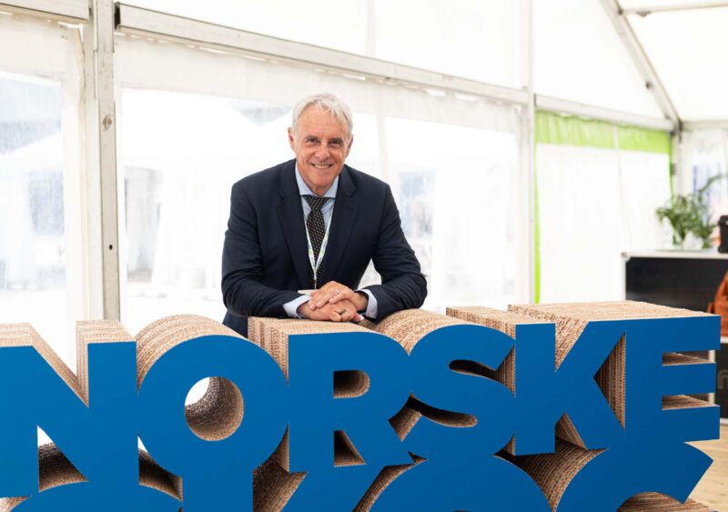 norske skog golbey news english Yves BAILLY at the inauguration of containerboard line