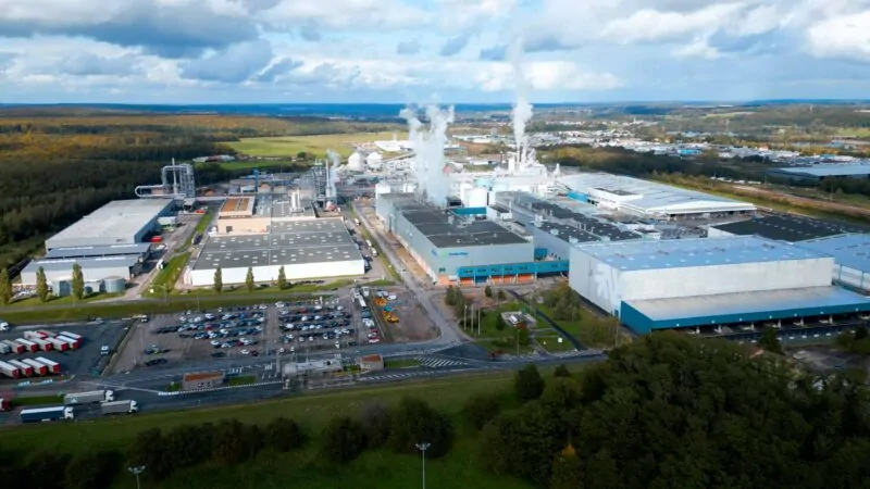 norske skog golbey vision Norske Skog Golbey vue du ciel